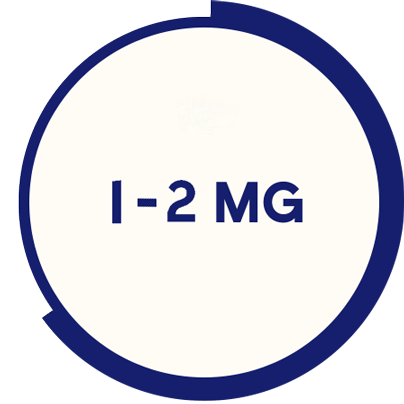 1/2 mg måttlig rökare